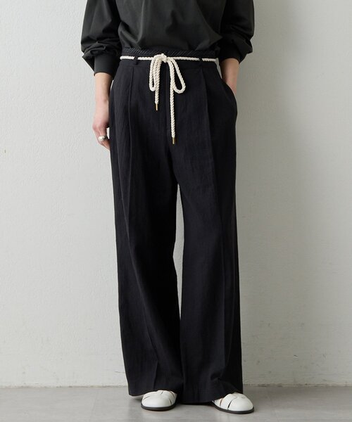 THE PAUSE(ザ ポーズ)の「【THE PAUSE】ロープベルトパンツ(その他パンツ・レディース・ブラック/ベージュ・36/38)」の12枚目の写真