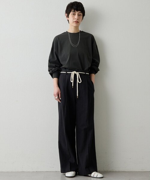 THE PAUSE(ザ ポーズ)の「【THE PAUSE】ロープベルトパンツ(その他パンツ・レディース・ブラック/ベージュ・36/38)」の17枚目の写真