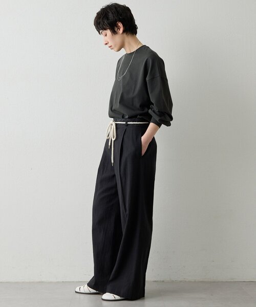 THE PAUSE(ザ ポーズ)の「【THE PAUSE】ロープベルトパンツ(その他パンツ・レディース・ブラック/ベージュ・36/38)」の13枚目の写真