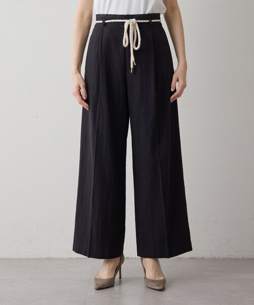 THE PAUSE(ザ ポーズ)の「【THE PAUSE】ロープベルトパンツ(その他パンツ・レディース・ブラック/ベージュ・36/38)」の20枚目の写真