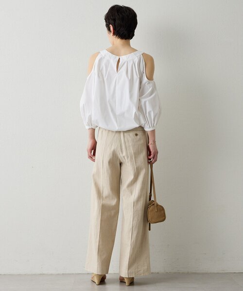 THE PAUSE(ザ ポーズ)の「【THE PAUSE】ロープベルトパンツ(その他パンツ・レディース・ブラック/ベージュ・36/38)」の6枚目の写真