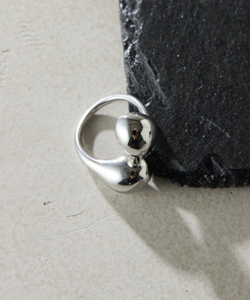 COLLAGE GALLARDAGALANTE（コラージュガリャルダガランテ）の「Sivelle./ステンレスドリップリング（リング・レディース・シルバー・FREE）」の5枚目の写真
