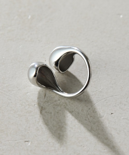 COLLAGE GALLARDAGALANTE（コラージュガリャルダガランテ）の「Sivelle./ステンレスドリップリング（リング・レディース・シルバー・FREE）」の6枚目の写真