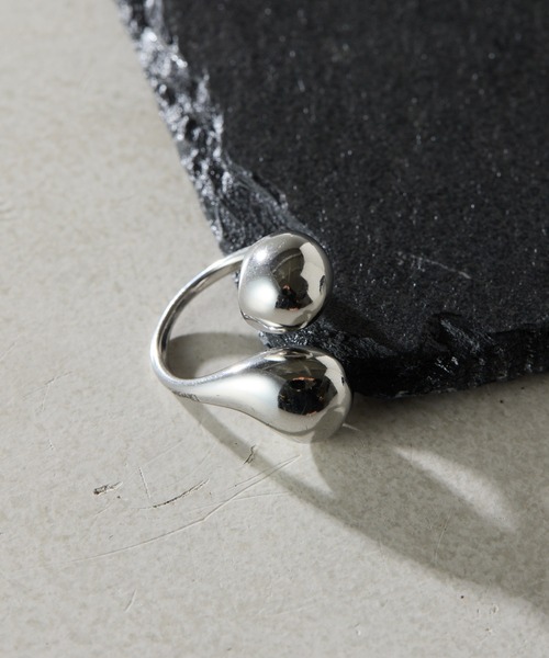 COLLAGE GALLARDAGALANTE（コラージュガリャルダガランテ）の「Sivelle./ステンレスドリップリング（リング・レディース・シルバー・FREE）」の7枚目の写真