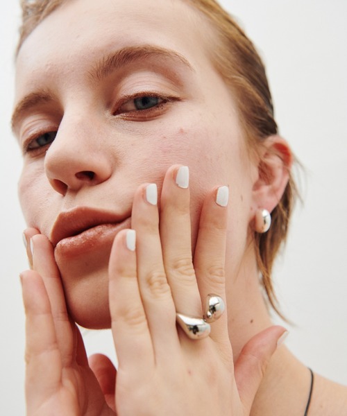 COLLAGE GALLARDAGALANTE（コラージュガリャルダガランテ）の「Sivelle./ステンレスドリップリング（リング・レディース・シルバー・FREE）」の3枚目の写真