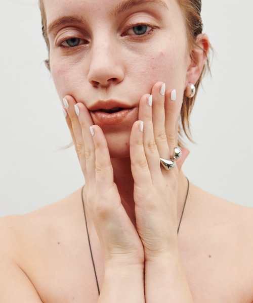 COLLAGE GALLARDAGALANTE（コラージュガリャルダガランテ）の「Sivelle./ステンレスドリップリング（リング・レディース・シルバー・FREE）」の2枚目の写真