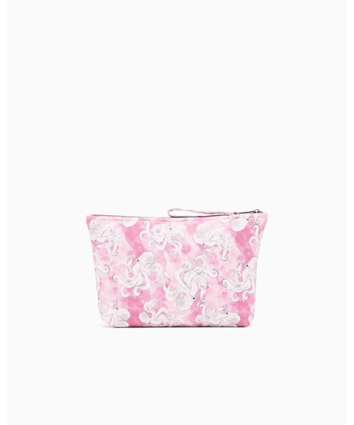 EMPORIO ARMANI（エンポリオアルマーニ）の「＜ZOZO限定＞【エンポリオ アルマーニ】ビーチウェア ポーチ シーアニマル プリント（ポーチ・メンズ・レッド系その他/ライトブルー・FREE）」の3枚目の写真
