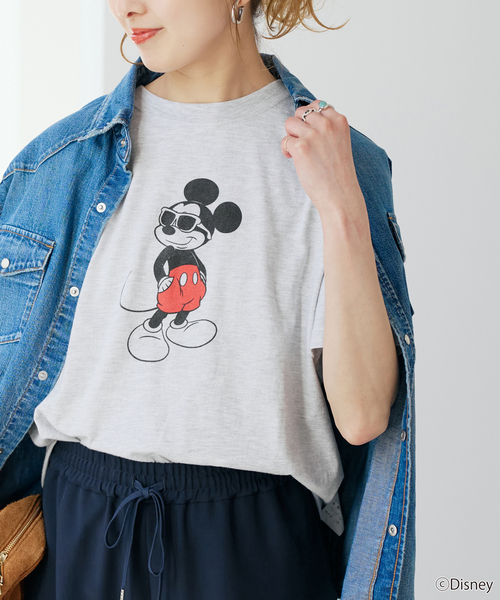 Spick & Span(スピックアンドスパン)の「GOOD ROCK SPEED / グッドロックスピード 別注 / ミッキー / Tシャツ(Tシャツ/カットソー・レディース・ホワイト/ブラック系その他/グレー・FREE)」の12枚目の写真
