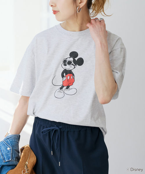 Spick & Span(スピックアンドスパン)の「GOOD ROCK SPEED / グッドロックスピード 別注 / ミッキー / Tシャツ(Tシャツ/カットソー・レディース・ホワイト/ブラック系その他/グレー・FREE)」の14枚目の写真