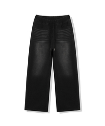 ULIFEZIP（ユーライフジー）の「ピオバンディングワイドウォッシングデニムパンツ3カラー[ULZD_0051]（デニムパンツ）」