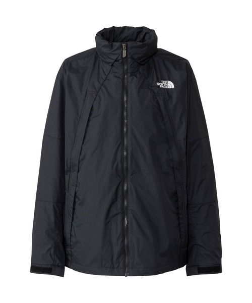 THE NORTH FACE(ザノースフェイス)の「ザ ノース フェイス THE NORTH FACE Chimney Wind Jacket チムニーウィンドジャケット(ナイロンジャケット・メンズ・ダークパープル/ブラック/ホワイト×グレー・M/L/LL)」の3枚目の写真