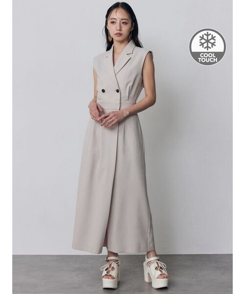 セール】【接触冷感】テーラードライクワンピース 夏服（ワンピース