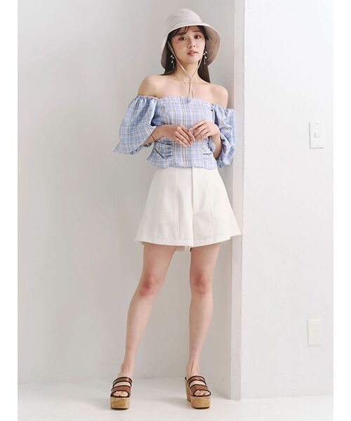 MERCURYDUO（マーキュリーデュオ）の「クリアベルトウェッジサンダル（サンダル・レディース・クリア/オフホワイト/ブラウン・38/36）」の6枚目の写真