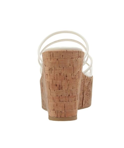 MERCURYDUO（マーキュリーデュオ）の「クリアベルトウェッジサンダル（サンダル・レディース・クリア/オフホワイト/ブラウン・38/36）」の11枚目の写真