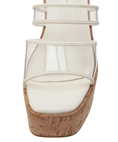 MERCURYDUO（マーキュリーデュオ）の「クリアベルトウェッジサンダル（サンダル・レディース・クリア/オフホワイト/ブラウン・38/36）」の12枚目の写真