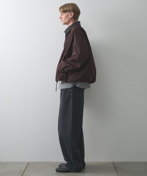 STUDIOUS（ステュディオス）の「【STUDIOUS】Barrel Denim pants（デニムパンツ・メンズ・ブラック/ブルー・1/3/2）」の5枚目の写真