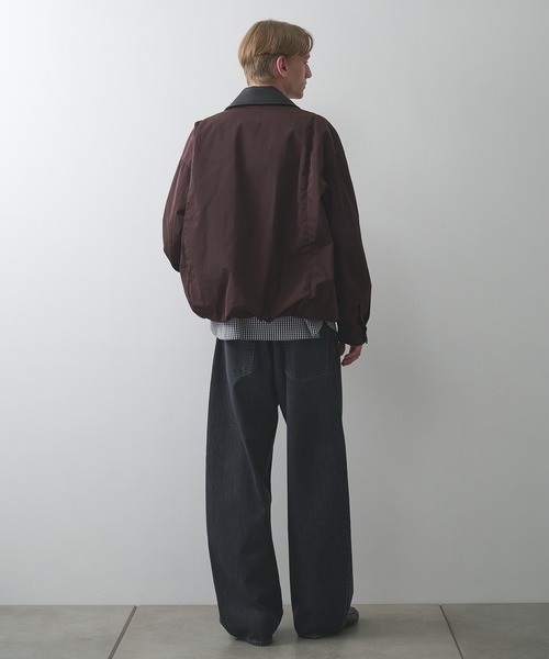 STUDIOUS（ステュディオス）の「【STUDIOUS】Barrel Denim pants（デニムパンツ・メンズ・ブラック/ブルー・1/3/2）」の6枚目の写真