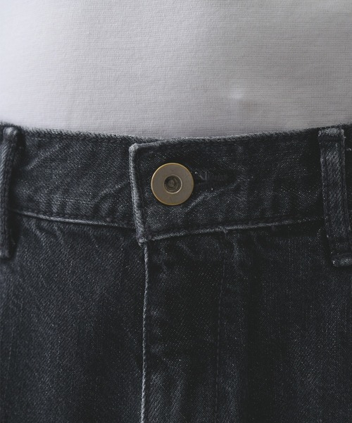 STUDIOUS（ステュディオス）の「【STUDIOUS】Barrel Denim pants（デニムパンツ・メンズ・ブラック/ブルー・1/3/2）」の15枚目の写真