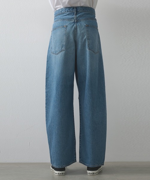 STUDIOUS（ステュディオス）の「【STUDIOUS】Barrel Denim pants（デニムパンツ・メンズ・ブラック/ブルー・1/3/2）」の19枚目の写真