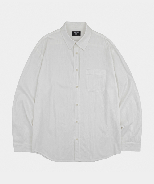 LETTERCOMO(レテルコモ)の「エッセンシャルペーパーソリッドシャツアイボリー(シャツ/ブラウス・レディース・その他・MEDIUM/LARGE)」の4枚目の写真
