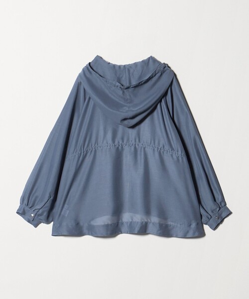 A DAY IN THE LIFE UNITED ARROWS(アデイインザライフユナイテッドアローズ)の「シアー フードブルゾン ‐ウォッシャブル‐<A DAY IN THE LIFE>(ブルゾン・レディース・ロイヤルブルー/ダークグレー/ナチュラル・FREE)」の10枚目の写真