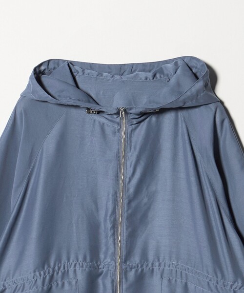 A DAY IN THE LIFE UNITED ARROWS(アデイインザライフユナイテッドアローズ)の「シアー フードブルゾン ‐ウォッシャブル‐<A DAY IN THE LIFE>(ブルゾン・レディース・ロイヤルブルー/ダークグレー/ナチュラル・FREE)」の11枚目の写真