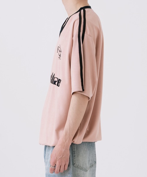 improves(インプローブス)の「カットスエード ゲームシャツ(Tシャツ/カットソー・メンズ・アイボリー/チャコール/ピンク・LARGE/SMALL/MEDIUM)」の16枚目の写真