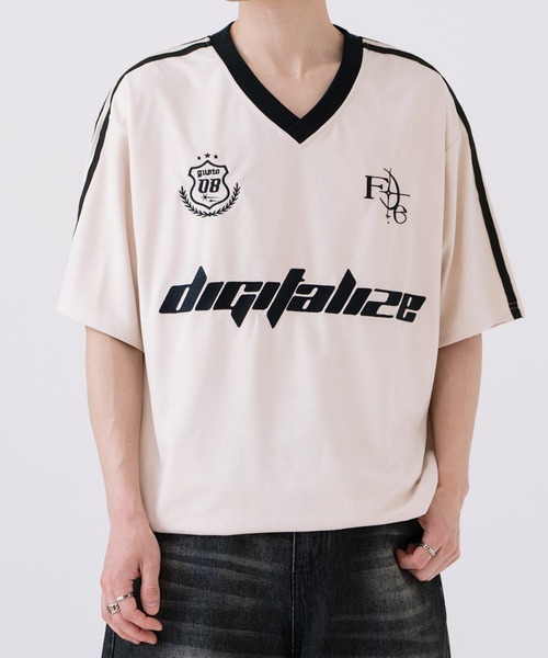 improves(インプローブス)の「カットスエード ゲームシャツ(Tシャツ/カットソー・メンズ・アイボリー/チャコール/ピンク・LARGE/SMALL/MEDIUM)」の5枚目の写真