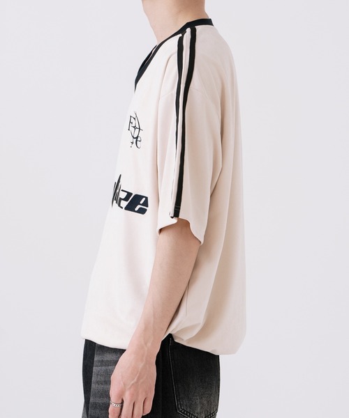 improves(インプローブス)の「カットスエード ゲームシャツ(Tシャツ/カットソー・メンズ・アイボリー/チャコール/ピンク・LARGE/SMALL/MEDIUM)」の6枚目の写真