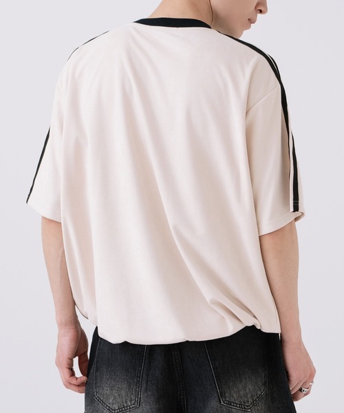 improves(インプローブス)の「カットスエード ゲームシャツ(Tシャツ/カットソー・メンズ・アイボリー/チャコール/ピンク・LARGE/SMALL/MEDIUM)」の7枚目の写真