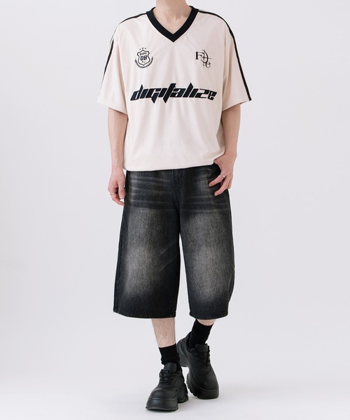 improves(インプローブス)の「カットスエード ゲームシャツ(Tシャツ/カットソー・メンズ・アイボリー/チャコール/ピンク・LARGE/SMALL/MEDIUM)」の8枚目の写真
