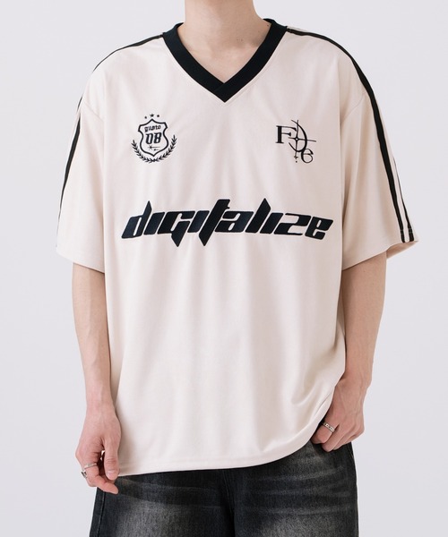 improves(インプローブス)の「カットスエード ゲームシャツ(Tシャツ/カットソー・メンズ・アイボリー/チャコール/ピンク・LARGE/SMALL/MEDIUM)」の9枚目の写真