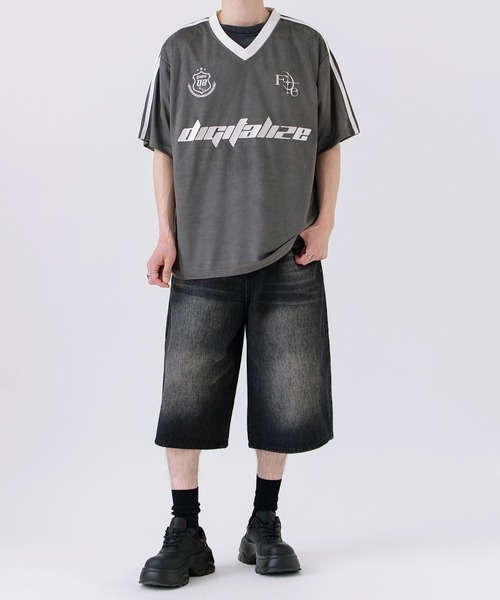 improves(インプローブス)の「カットスエード ゲームシャツ(Tシャツ/カットソー・メンズ・アイボリー/チャコール/ピンク・LARGE/SMALL/MEDIUM)」の13枚目の写真