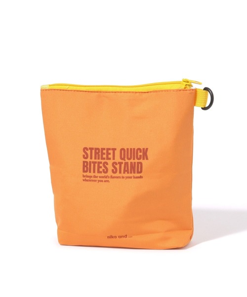 niko and...（ニコアンド）の「【STREET QUICK BITES STAND】保温保冷ポーチ（キッチンツール・レディース・ライトブルー/オレンジ・0）」の10枚目の写真