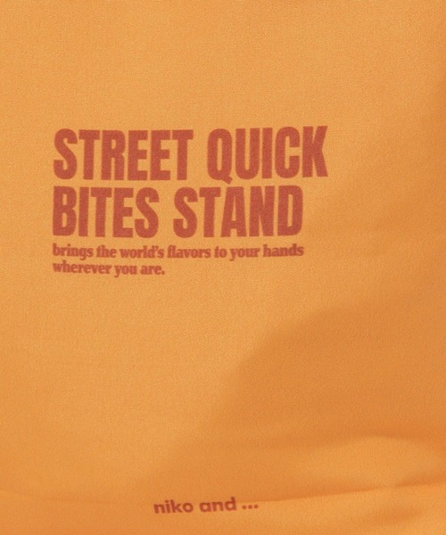 niko and...（ニコアンド）の「【STREET QUICK BITES STAND】保温保冷ポーチ（キッチンツール・レディース・ライトブルー/オレンジ・0）」の6枚目の写真