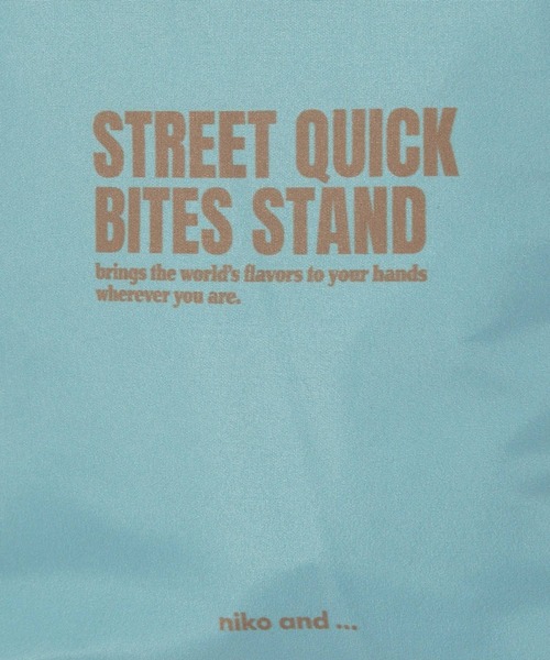 niko and...（ニコアンド）の「【STREET QUICK BITES STAND】保温保冷ポーチ（キッチンツール・レディース・ライトブルー/オレンジ・0）」の14枚目の写真