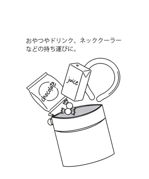 niko and...（ニコアンド）の「【STREET QUICK BITES STAND】保温保冷ポーチ（キッチンツール・レディース・ライトブルー/オレンジ・0）」の12枚目の写真