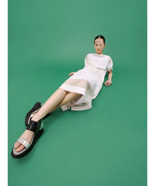 UN3D.(アンスリード)の「SHEER DOCKING OP(ワンピース・レディース・ブラック/ホワイト/その他1・38/36)」の5枚目の写真