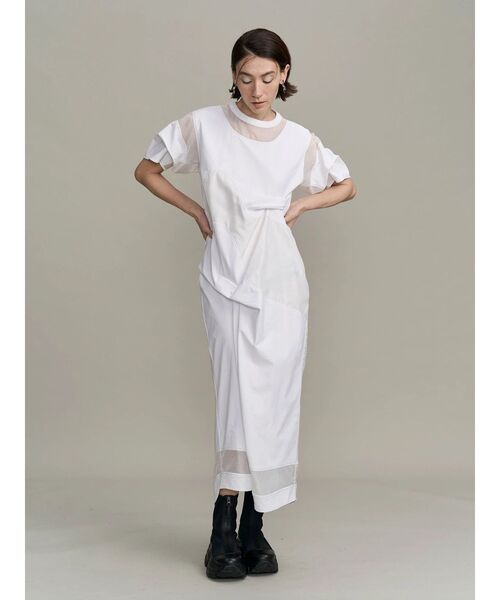 UN3D.(アンスリード)の「SHEER DOCKING OP(ワンピース・レディース・ブラック/ホワイト/その他1・38/36)」の7枚目の写真