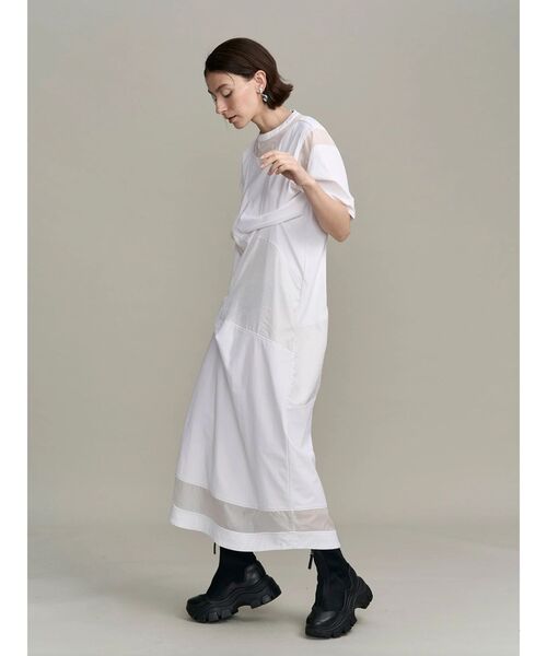 UN3D.(アンスリード)の「SHEER DOCKING OP(ワンピース・レディース・ブラック/ホワイト/その他1・38/36)」の8枚目の写真