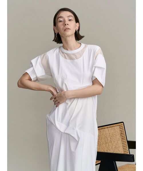 UN3D.(アンスリード)の「SHEER DOCKING OP(ワンピース・レディース・ブラック/ホワイト/その他1・38/36)」の11枚目の写真