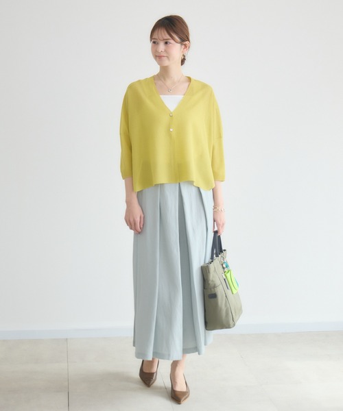 KATHARINE ROSS（キャサリンロス）の「【KATHARINE ROSS】16Gさらっとかのこカーディガン（カーディガン/ボレロ・レディース・イエロー/オフホワイト/ライトブルー・FREE）」の15枚目の写真