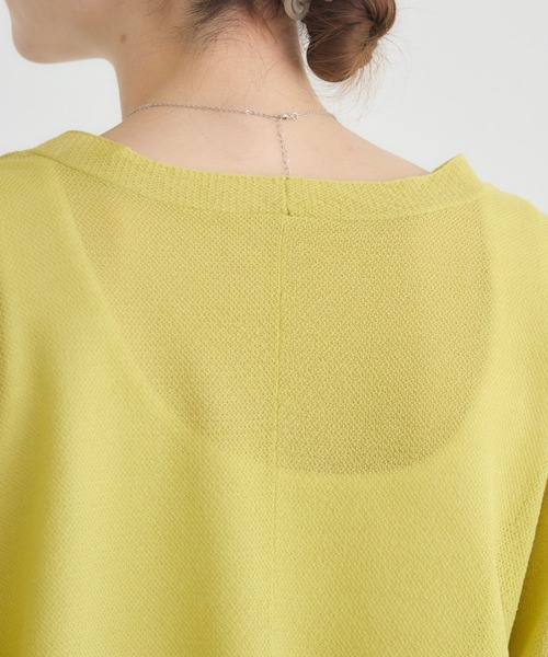 KATHARINE ROSS（キャサリンロス）の「【KATHARINE ROSS】16Gさらっとかのこカーディガン（カーディガン/ボレロ・レディース・イエロー/オフホワイト/ライトブルー・FREE）」の12枚目の写真