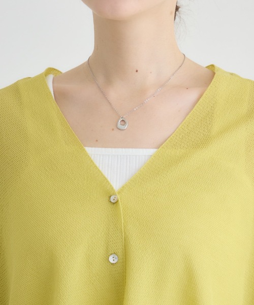 KATHARINE ROSS（キャサリンロス）の「【KATHARINE ROSS】16Gさらっとかのこカーディガン（カーディガン/ボレロ・レディース・イエロー/オフホワイト/ライトブルー・FREE）」の9枚目の写真