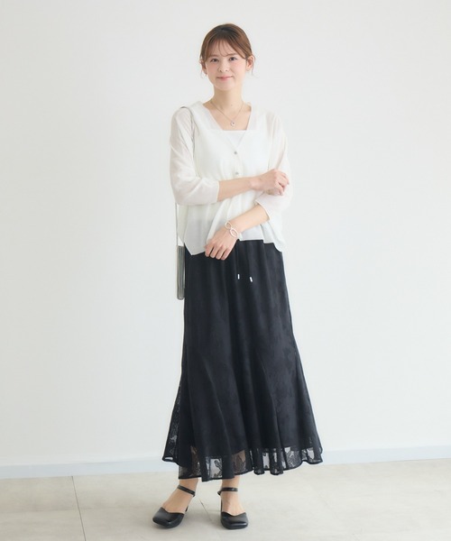 KATHARINE ROSS(キャサリンロス)の「【KATHARINE ROSS】16Gさらっとかのこカーディガン(カーディガン/ボレロ・レディース・イエロー/オフホワイト/ライトブルー・FREE)」の18枚目の写真