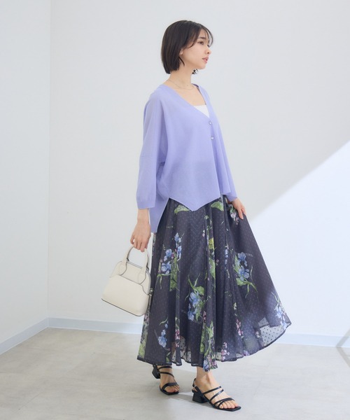 KATHARINE ROSS(キャサリンロス)の「【KATHARINE ROSS】16Gさらっとかのこカーディガン(カーディガン/ボレロ・レディース・イエロー/オフホワイト/ライトブルー・FREE)」の15枚目の写真