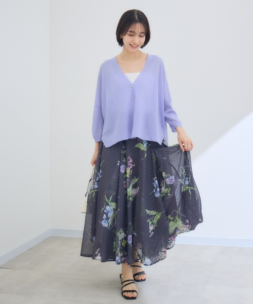 KATHARINE ROSS（キャサリンロス）の「【KATHARINE ROSS】16Gさらっとかのこカーディガン（カーディガン/ボレロ・レディース・イエロー/オフホワイト/ライトブルー・FREE）」の21枚目の写真