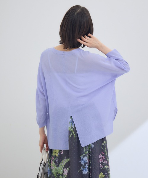 KATHARINE ROSS（キャサリンロス）の「【KATHARINE ROSS】16Gさらっとかのこカーディガン（カーディガン/ボレロ・レディース・イエロー/オフホワイト/ライトブルー・FREE）」の20枚目の写真