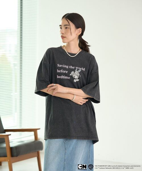 CRAFT STANDARD BOUTIQUE(クラフトスタンダードブティック)の「ブロッサム/T(Tシャツ/カットソー・レディース・チャコールグレー・FREE)」の15枚目の写真
