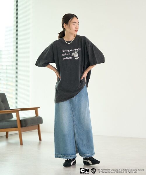 CRAFT STANDARD BOUTIQUE(クラフトスタンダードブティック)の「ブロッサム/T(Tシャツ/カットソー・レディース・チャコールグレー・FREE)」の9枚目の写真